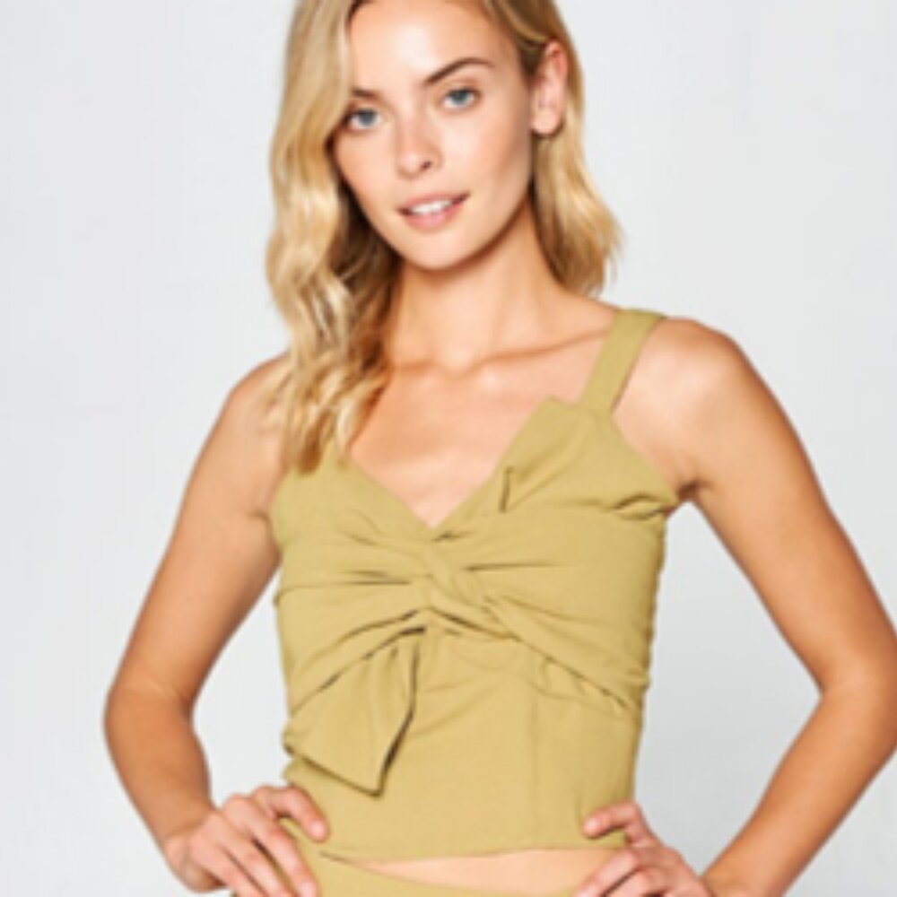 Green Knot Top